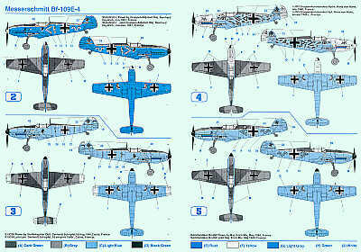 Techmod TM48013 1:48 Messerschmitt Bf-109E-4