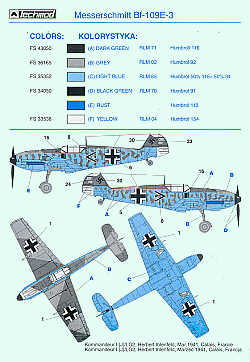 Techmod TM48014 1:48 Messerschmitt Bf-109E-3