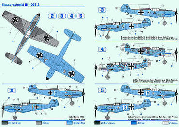 Techmod TM48014 1:48 Messerschmitt Bf-109E-3