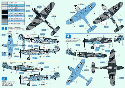 Techmod TM48016 1:48 Messerschmitt Bf-109F-2