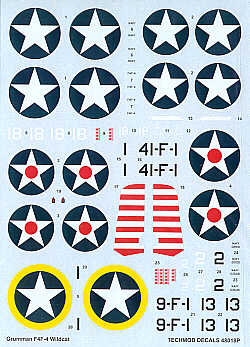 Techmod TM48018 1:48 Grumman F4F-4 Wildcat