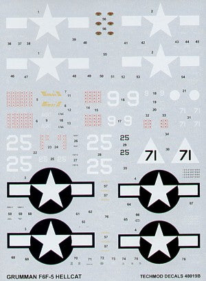 Techmod TM48019 1:48 Grumman F6F-5 Hellcat