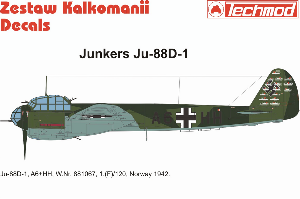 Techmod TM48031C 1:48 and updated! Junkers Ju-88D-1