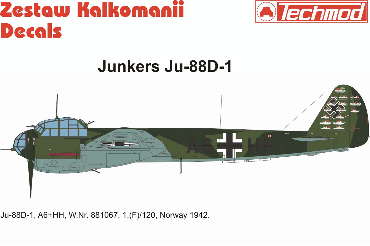 Techmod TM48031C 1:48 and updated! Junkers Ju-88D-1
