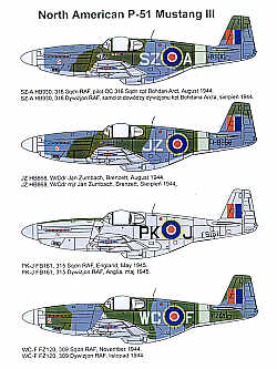 Techmod TM48033 1:48 North-American P-51B Mustang III