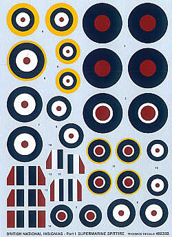 Techmod TM48035 1:48 RAF National Insignia Part 1.
