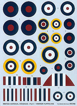 Techmod TM48036 1:48 RAF National Insignia Part 2.