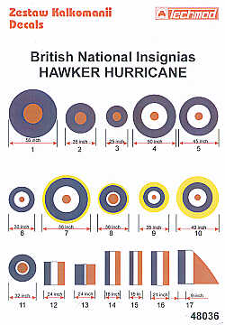 Techmod TM48036 1:48 RAF National Insignia Part 2.