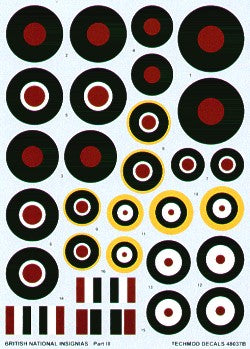 Techmod TM48037 1:48 RAF National Insignia Part 3.