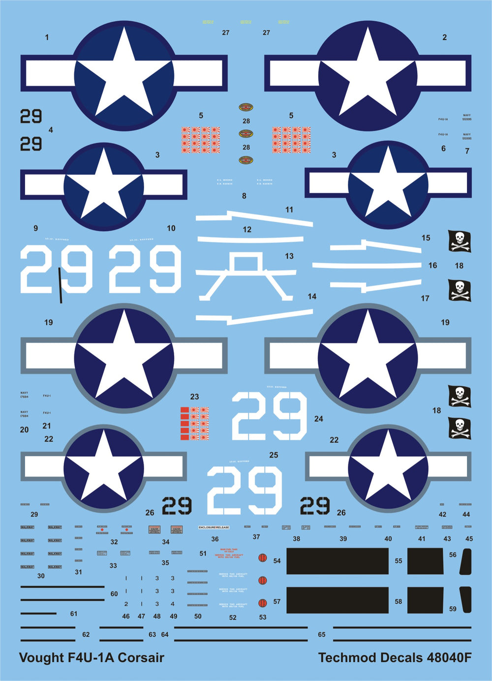 Techmod TM48040R 1:48 Vought F4U-1A
