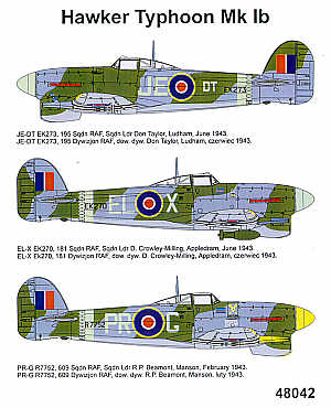 Techmod TM48042 1:48 Hawker Typhoon Mk.Ib