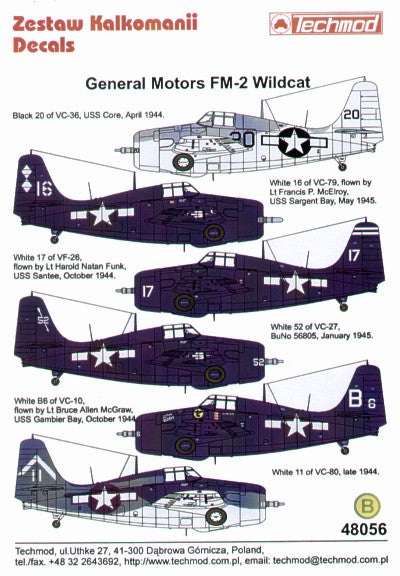 Techmod TM48056 1:48 General-Motors FM-2 Wildcat