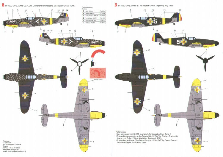 Techmod TM48072 1:48 Messerschmitt Bf-109G-2