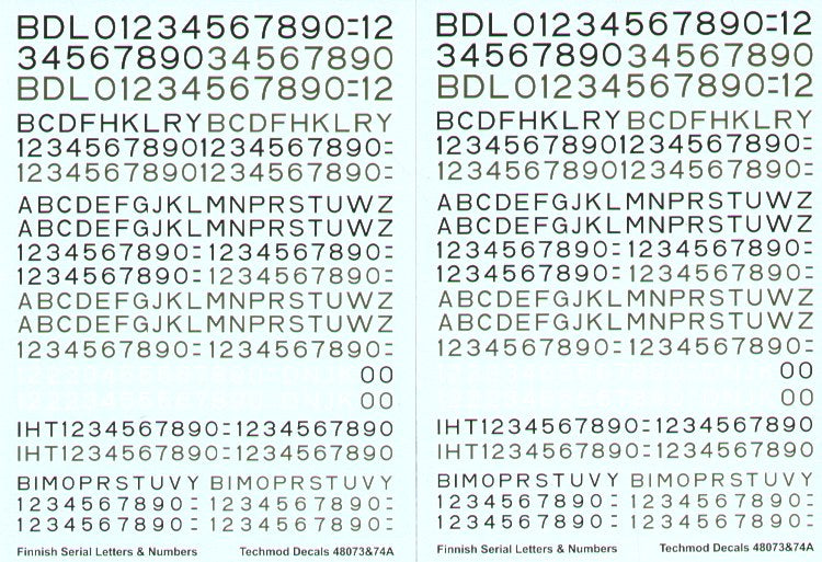 Techmod TM48073 1:48 Finnish Air Force Swastika National Insignia