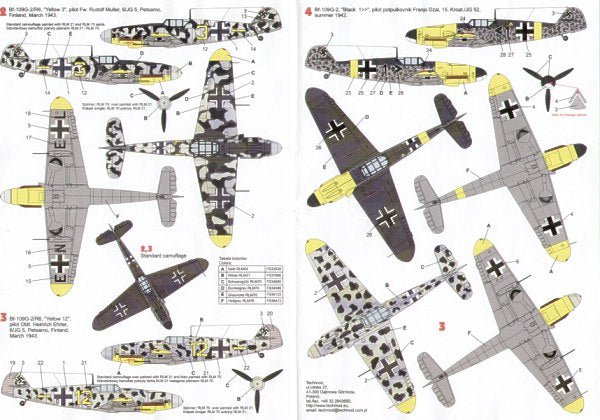 Techmod TM48082 1:48 Messerschmitt Bf-109G-2
