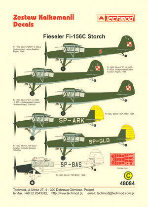 Techmod TM48084 1:48 Fieseler Fi-156C 'Storch'