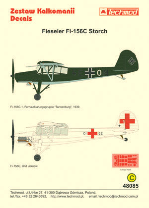 Techmod TM48085 1:48 Fieseler Fi-156C 'Storch'