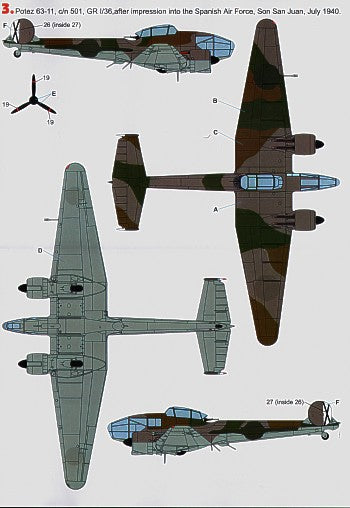Techmod TM48086 1:48 Potez 63-11