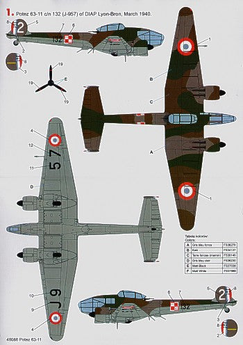 Techmod TM48086 1:48 Potez 63-11