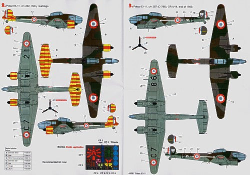 Techmod TM48087 1:48 Potez 63-11