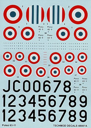 Techmod TM48087 1:48 Potez 63-11