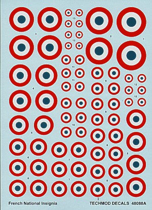 Techmod TM48088 1:48 French National Insignia