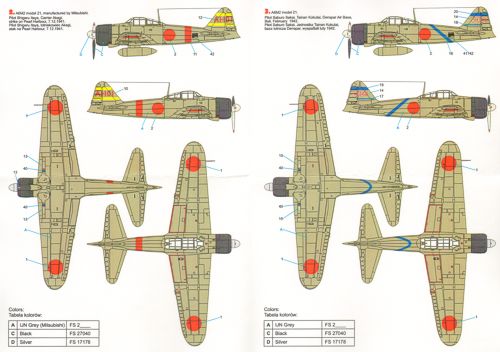 Techmod TM48095 1:48 Mitsubishi A6M2 Zero