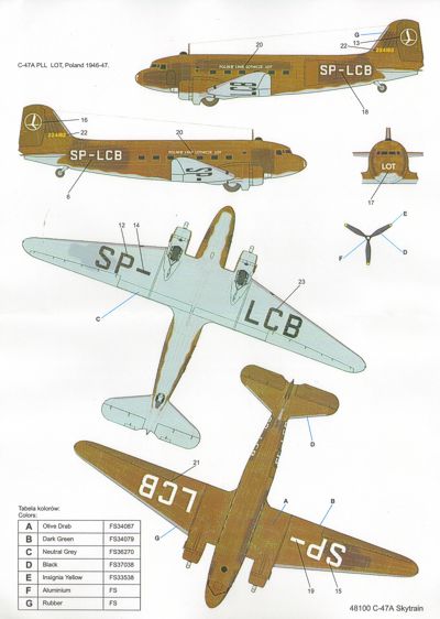 Techmod TM48100 1:48 Douglas C-47A Dakota