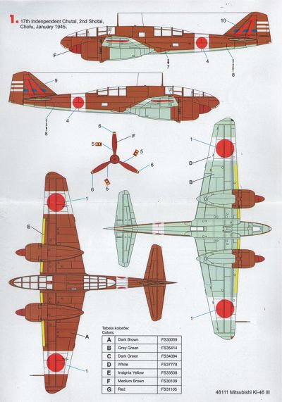 Techmod TM48111 1:48 Mitsubishi Ki-46 Dinah