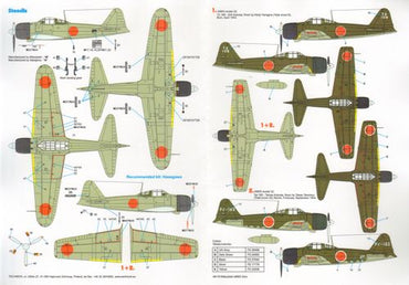 Techmod TM48118 1:48 Mitsubishi A6M3 Zero