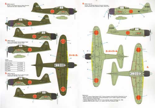 Techmod TM48118 1:48 Mitsubishi A6M3 Zero