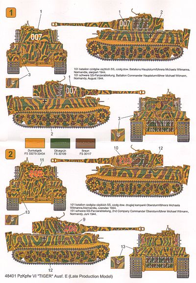 Techmod TM48401 1:48 Pz.Kpfw.VI 'Tiger' Aust