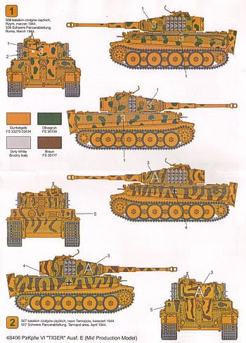 Techmod TM48406 1:48 Pz.Kpfw.VI 'Tiger' Aust