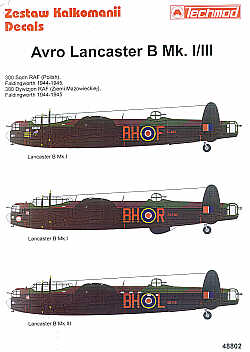 Techmod TM48802 1:48 Avro Lancaster B Mk.I/III