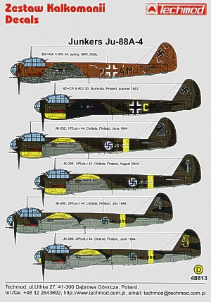 Techmod TM48813 1:48 Junkers Ju-88A-4