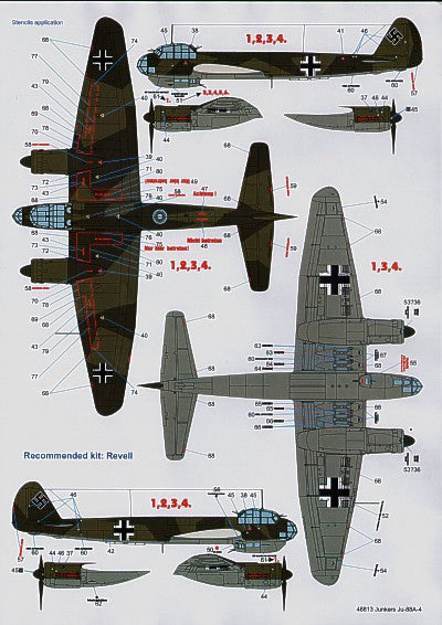 Techmod TM48813 1:48 Junkers Ju-88A-4