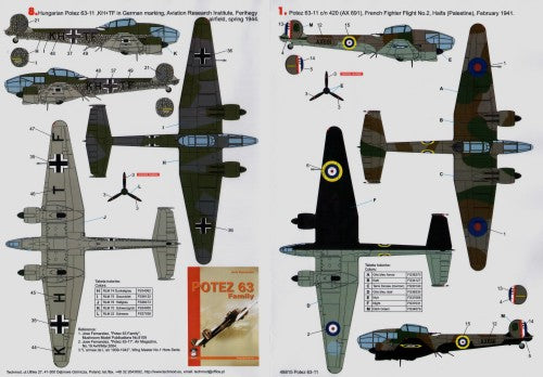 Techmod TM48815 1:48 Potez 63-11