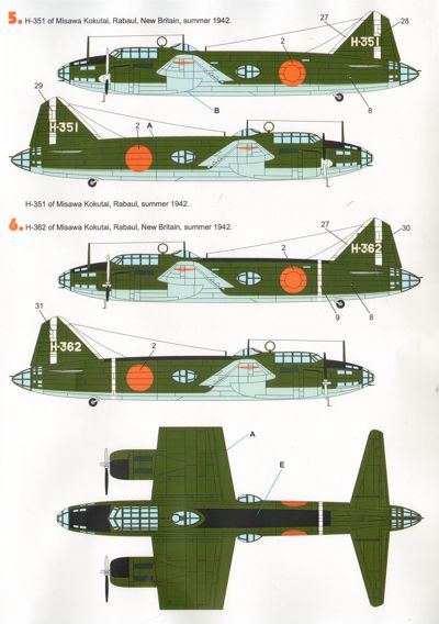Techmod TM48817 1:48 Mitsubishi G4M1 'Betty' Pt 2