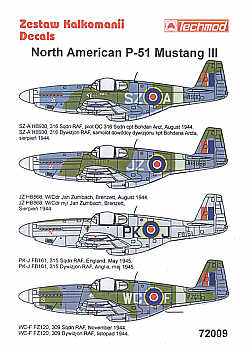 Techmod TM72009 1:72 North-American P-51B Mustang III