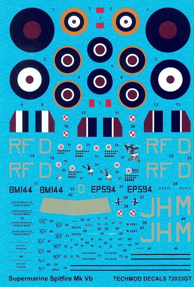 Techmod TM72033 1:72 Updated and Supermarine Spitfire Mk.Vb