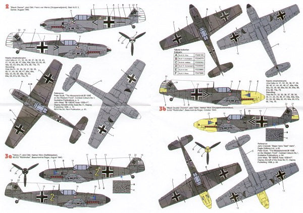 Techmod TM72052 1:72 Messerschmitt Bf-109E-4