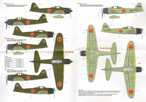 Techmod TM72066 1:72 Mitsubishi A6M3 Zero