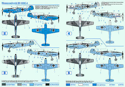 Techmod TM72078 1:72 Messerschmitt Bf-109E-4