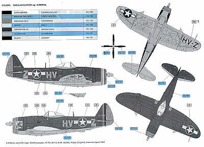 Techmod TM72103 1:72 Republic P-47D/M