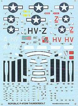 Techmod TM72103 1:72 Republic P-47D/M