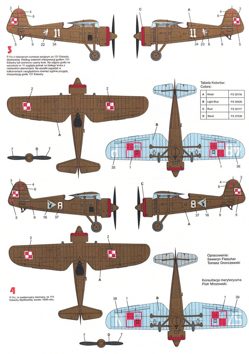 Techmod TM72120 1:72 PZL P.11C
