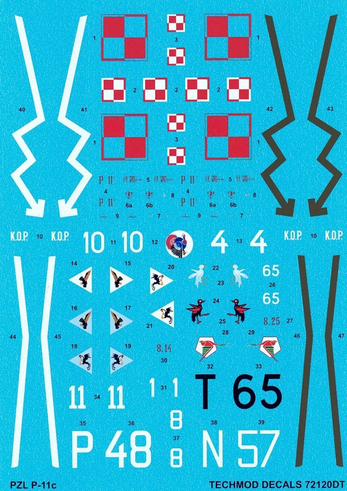 Techmod TM72120 1:72 PZL P.11C