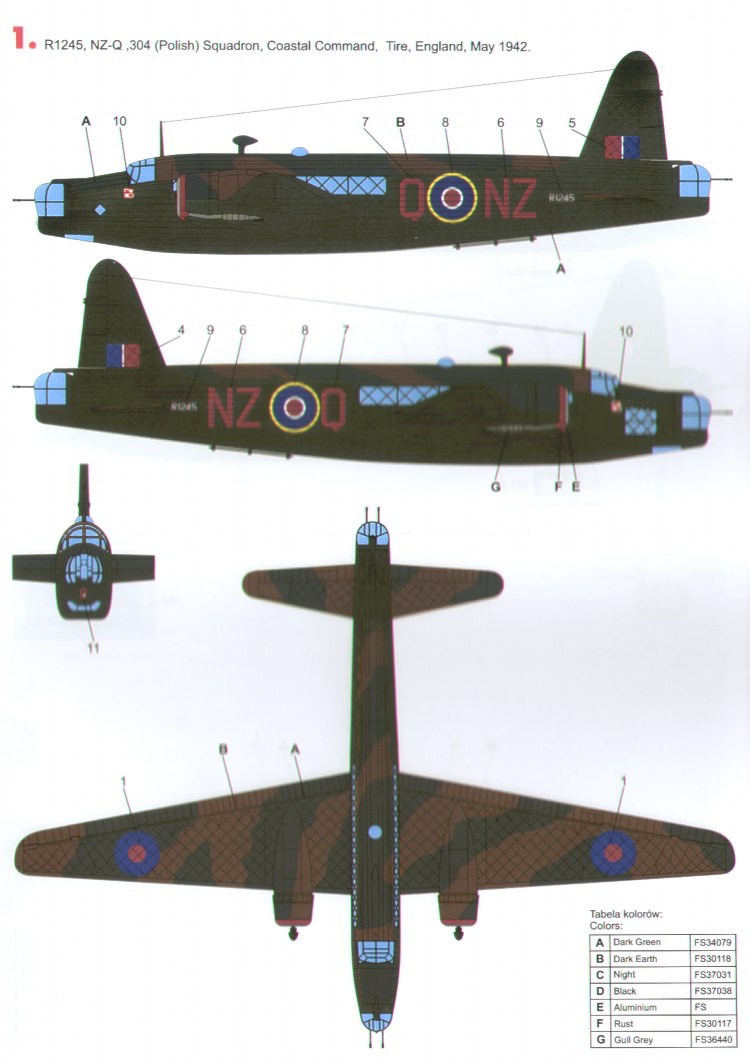 Techmod TM72133 1:72 Vickers Wellington Mk.Ic