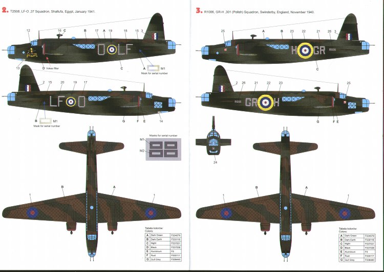 Techmod TM72133 1:72 Vickers Wellington Mk.Ic