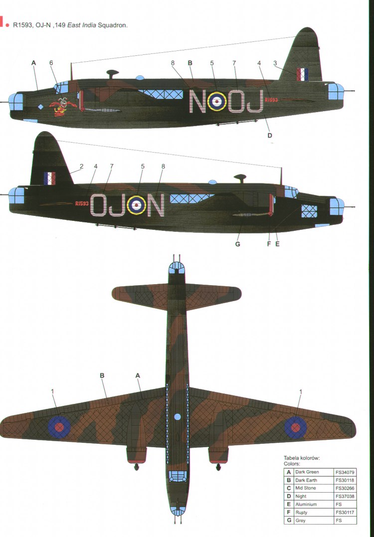 Techmod TM72135 1:72 Vickers Wellington Mk.Ic